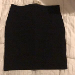 The Loft Black mini skirt